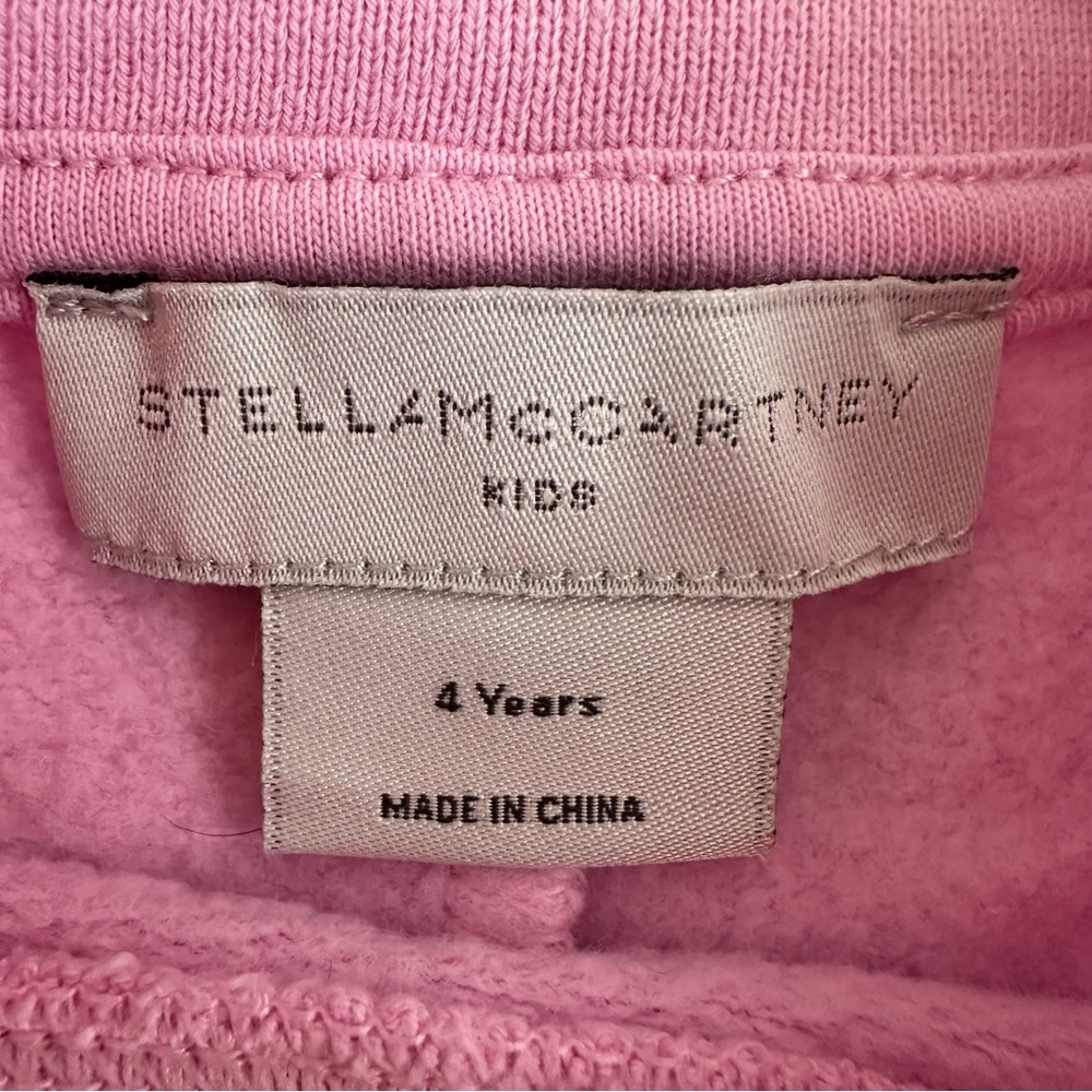 Stella McCartney Girls Pink Sweatshirt with Chicken Design Size 4 yrs - Picture 2 of 6